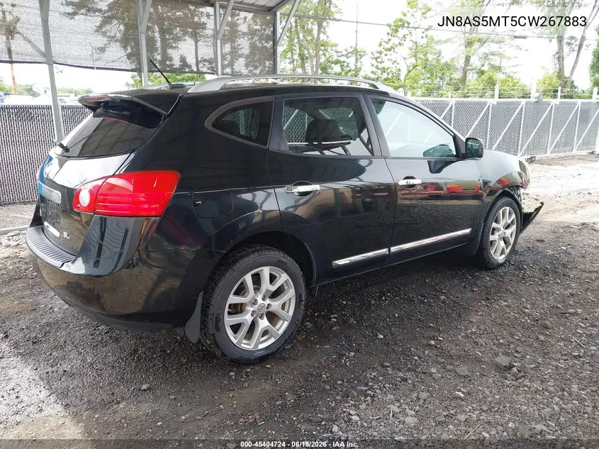 2012 Nissan Rogue Sv W/Sl Pkg VIN: JN8AS5MT5CW267883 Lot: 45404724