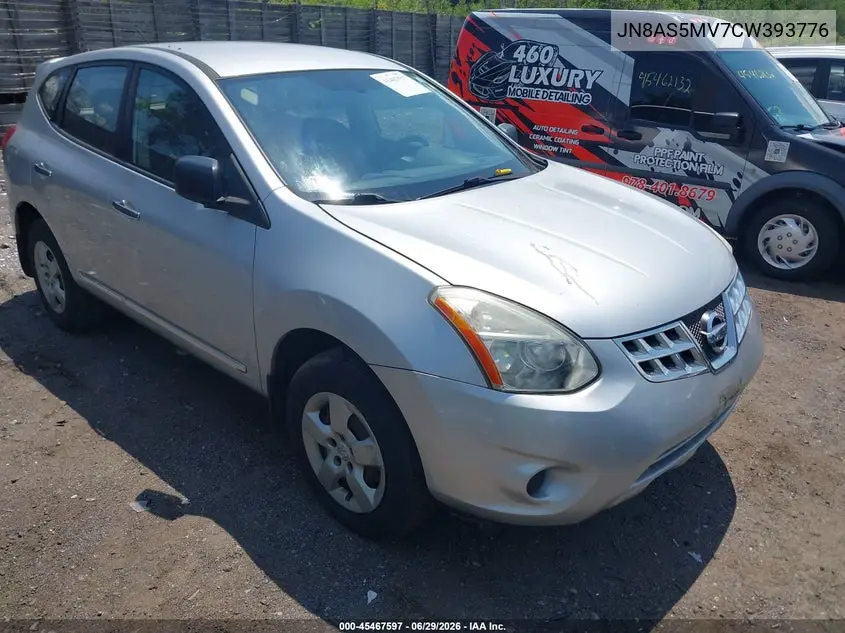 2012 Nissan Rogue S VIN: JN8AS5MV7CW393776 Lot: 45467597