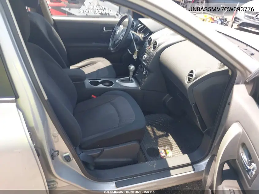 2012 Nissan Rogue S VIN: JN8AS5MV7CW393776 Lot: 45467597