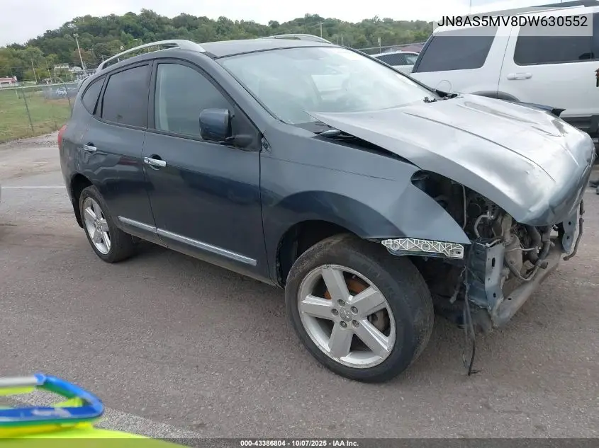 JN8AS5MV8DW630552 2013 Nissan Rogue Sv W/Sl Pkg