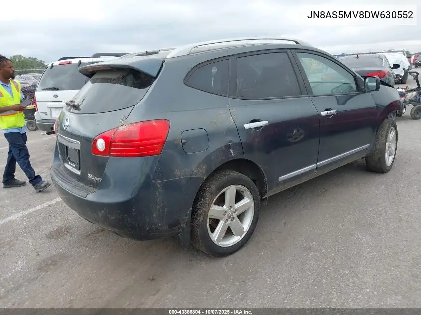 JN8AS5MV8DW630552 2013 Nissan Rogue Sv W/Sl Pkg
