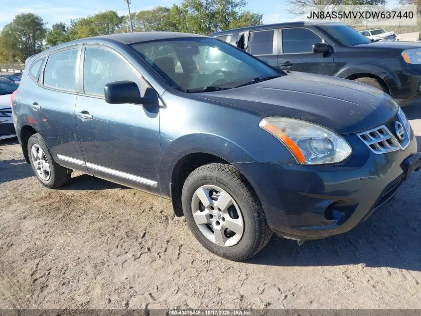 JN8AS5MVXDW637440 2013 Nissan Rogue S