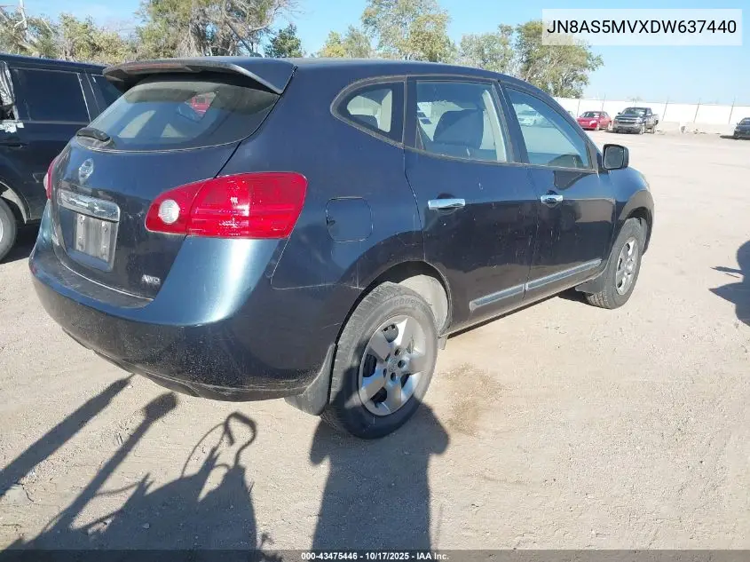 JN8AS5MVXDW637440 2013 Nissan Rogue S