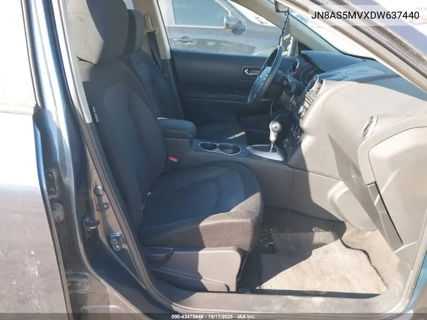 JN8AS5MVXDW637440 2013 Nissan Rogue S