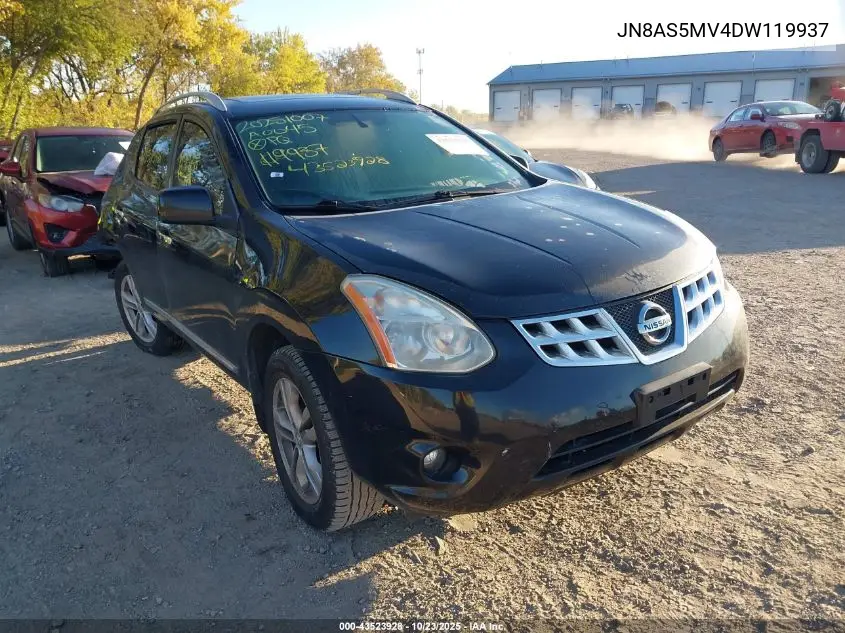 JN8AS5MV4DW119937 2013 Nissan Rogue Sv