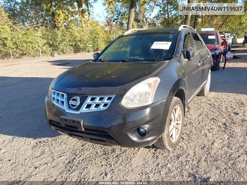 JN8AS5MV4DW119937 2013 Nissan Rogue Sv