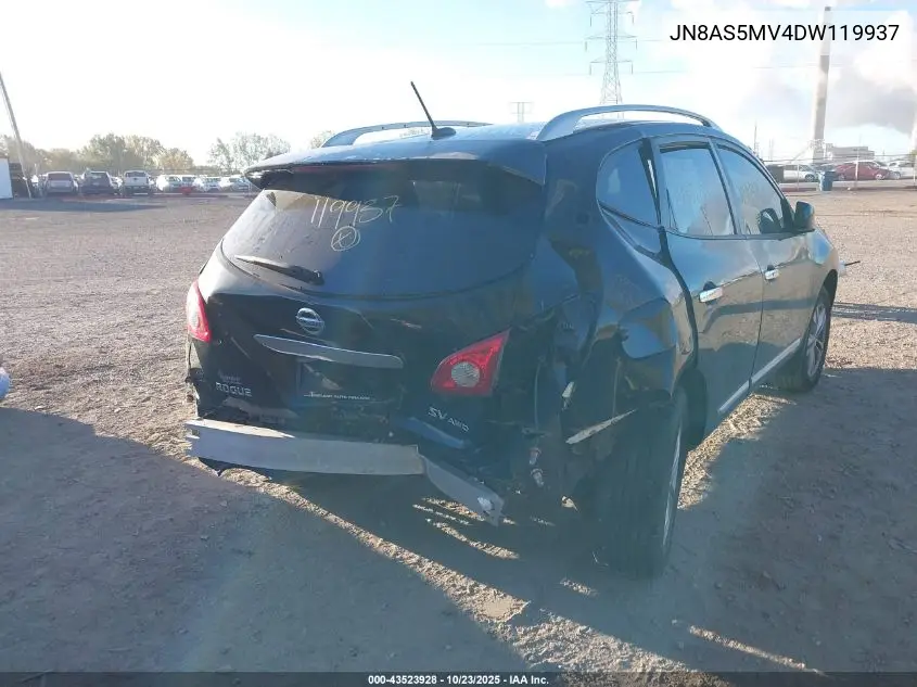 JN8AS5MV4DW119937 2013 Nissan Rogue Sv