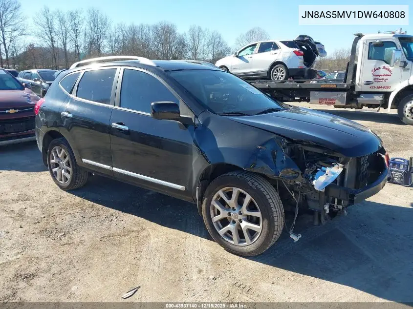 JN8AS5MV1DW640808 2013 Nissan Rogue Sv W/Sl Pkg
