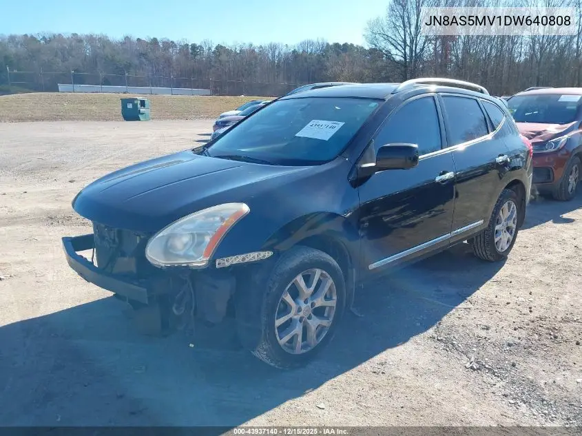 JN8AS5MV1DW640808 2013 Nissan Rogue Sv W/Sl Pkg