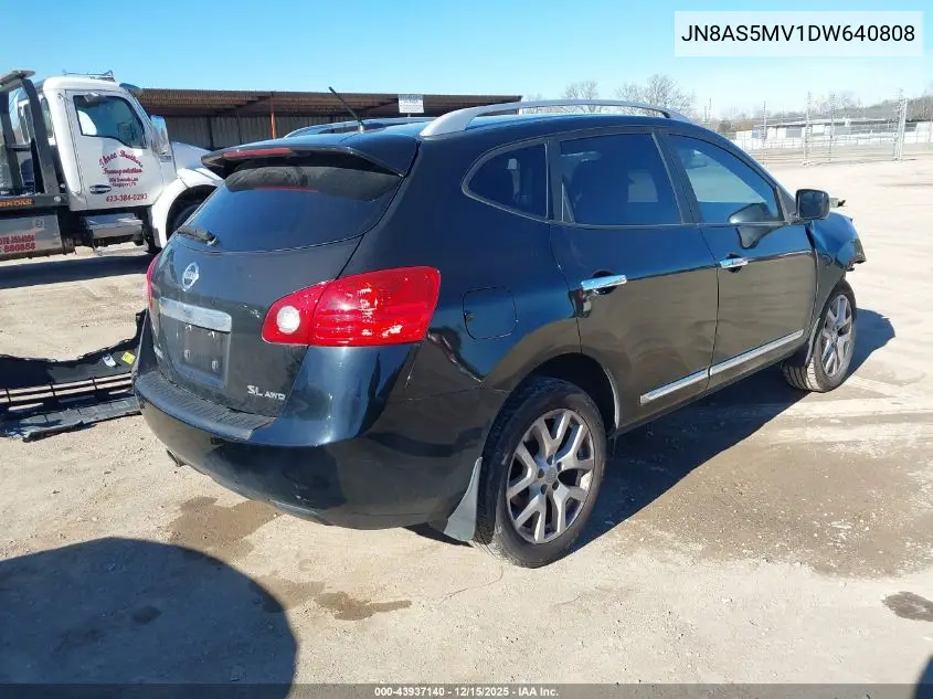 JN8AS5MV1DW640808 2013 Nissan Rogue Sv W/Sl Pkg