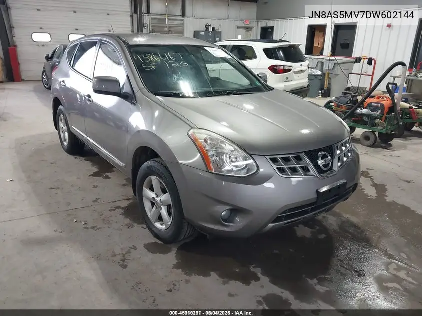 JN8AS5MV7DW602144 2013 Nissan Rogue S