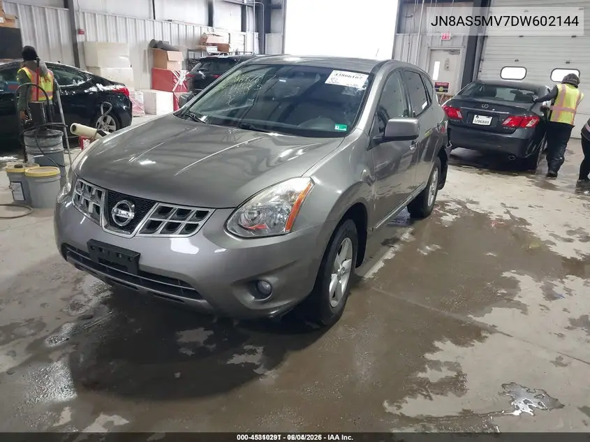 JN8AS5MV7DW602144 2013 Nissan Rogue S