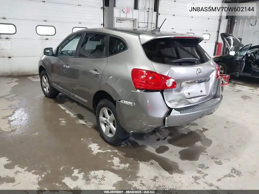 JN8AS5MV7DW602144 2013 Nissan Rogue S