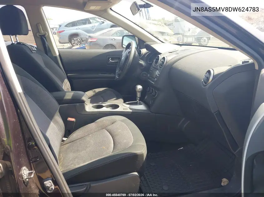 2013 Nissan Rogue Sv VIN: JN8AS5MV8DW624783 Lot: 45540769