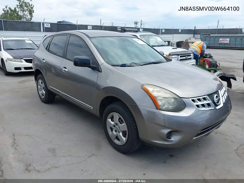 2013 Nissan Rogue S VIN: JN8AS5MV0DW664100 Lot: 45680544