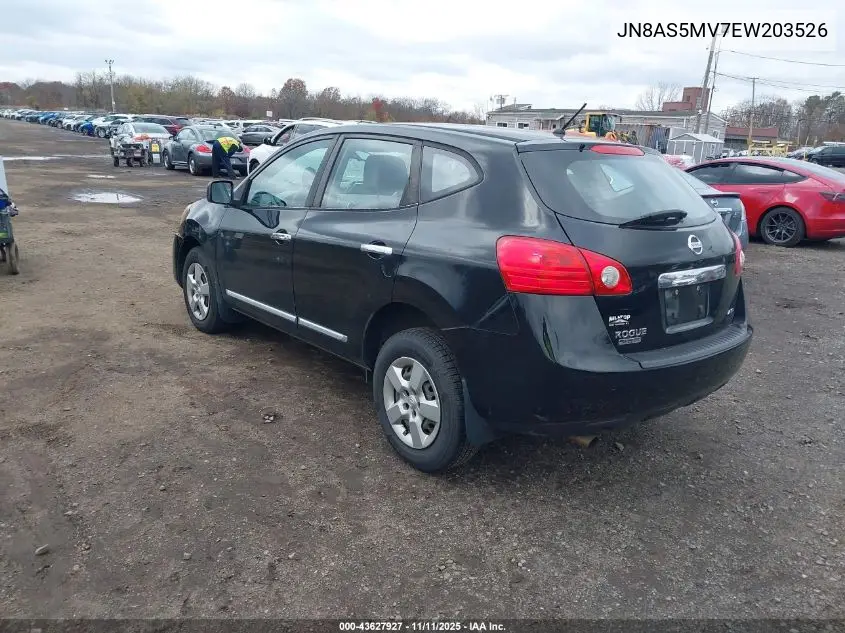 JN8AS5MV7EW203526 2014 Nissan Rogue Select S