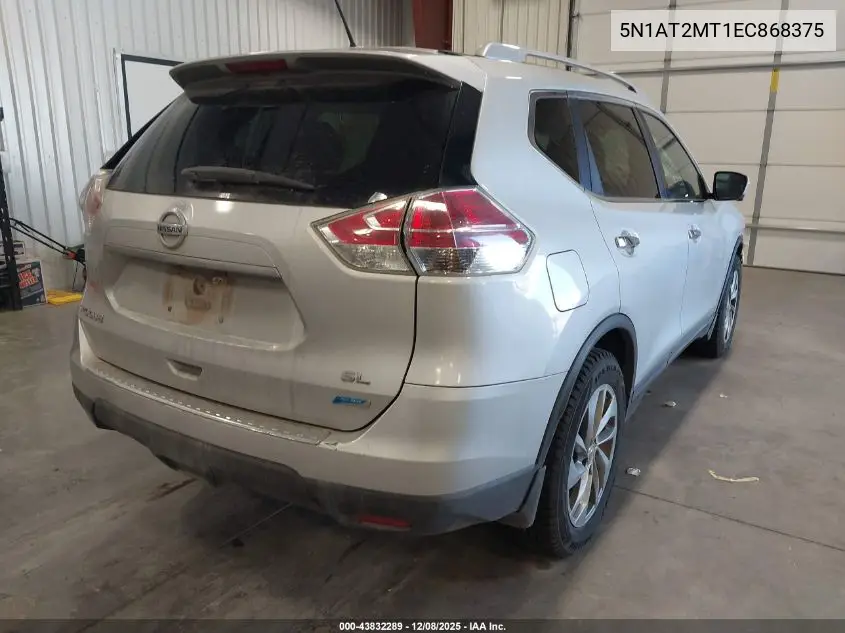5N1AT2MT1EC868375 2014 Nissan Rogue Sl