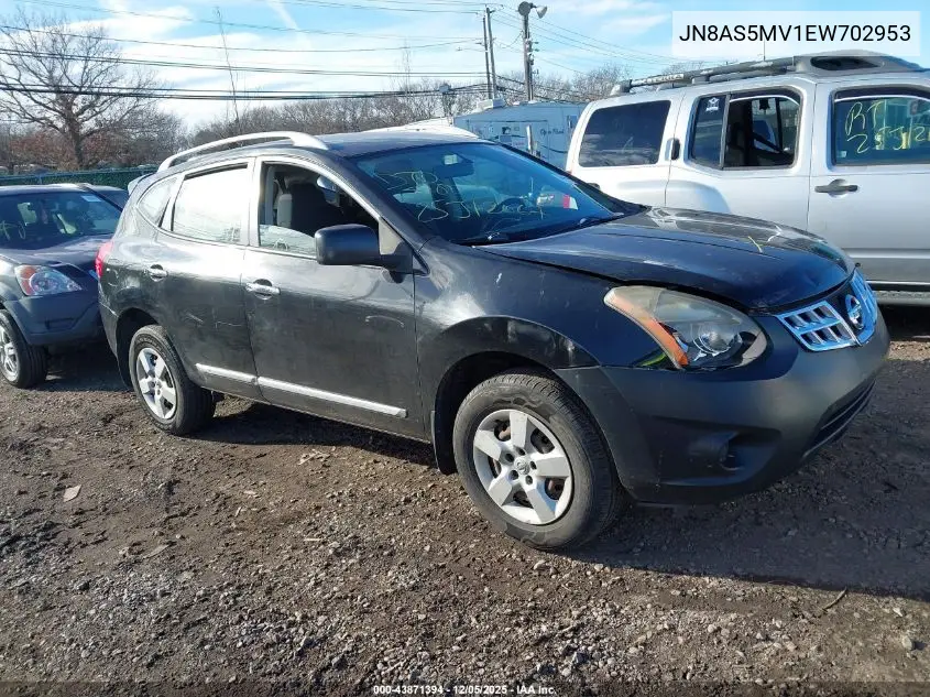 JN8AS5MV1EW702953 2014 Nissan Rogue Select S