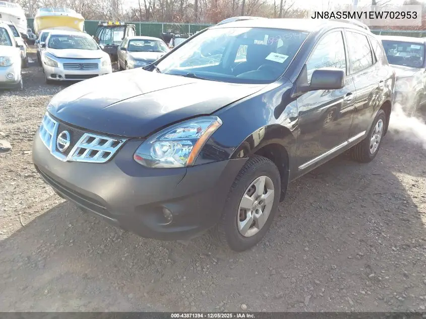 JN8AS5MV1EW702953 2014 Nissan Rogue Select S