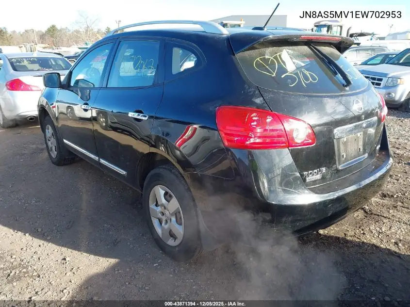 JN8AS5MV1EW702953 2014 Nissan Rogue Select S