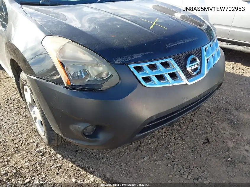 JN8AS5MV1EW702953 2014 Nissan Rogue Select S