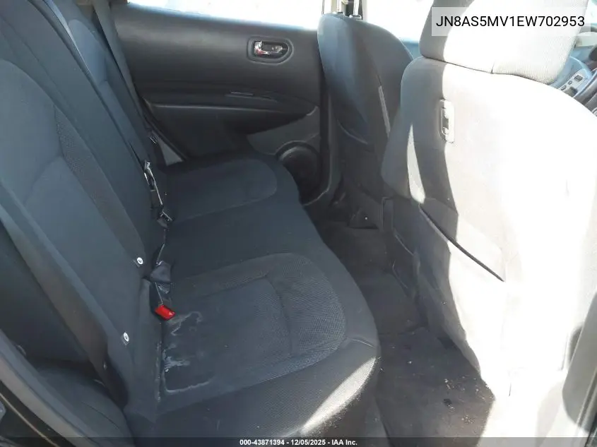 JN8AS5MV1EW702953 2014 Nissan Rogue Select S