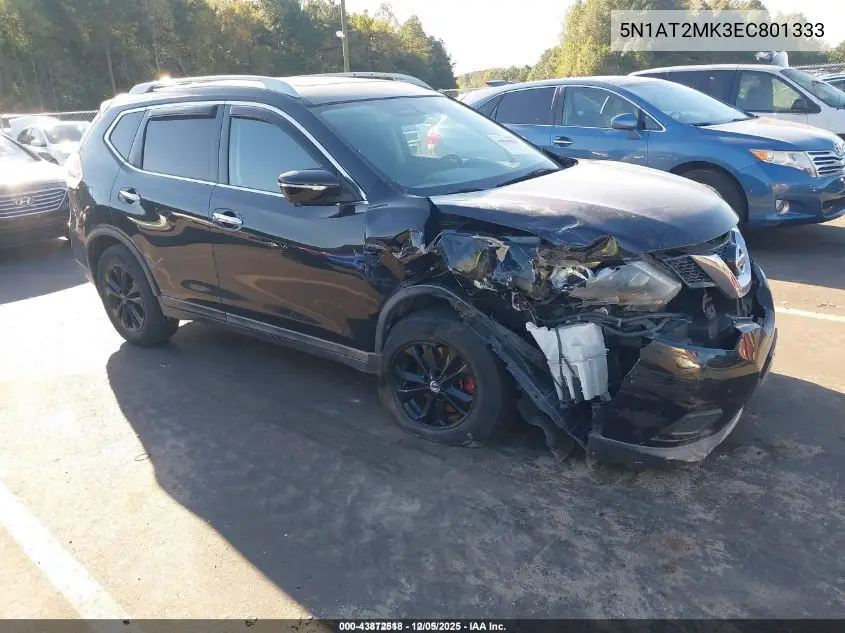 5N1AT2MK3EC801333 2014 Nissan Rogue Sv