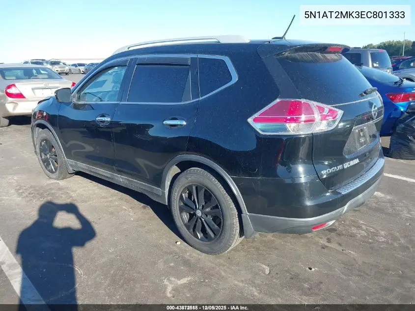 5N1AT2MK3EC801333 2014 Nissan Rogue Sv