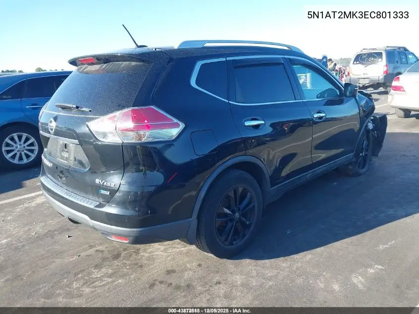 5N1AT2MK3EC801333 2014 Nissan Rogue Sv