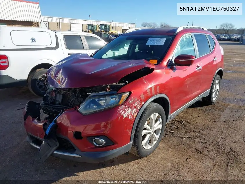 5N1AT2MV1EC750327 2014 Nissan Rogue Sv