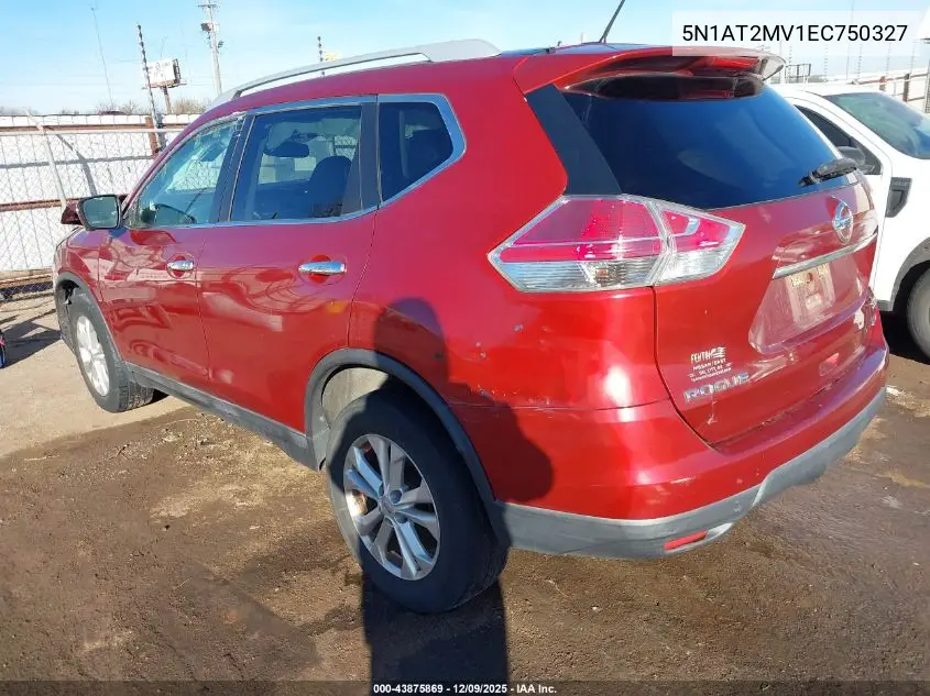 5N1AT2MV1EC750327 2014 Nissan Rogue Sv