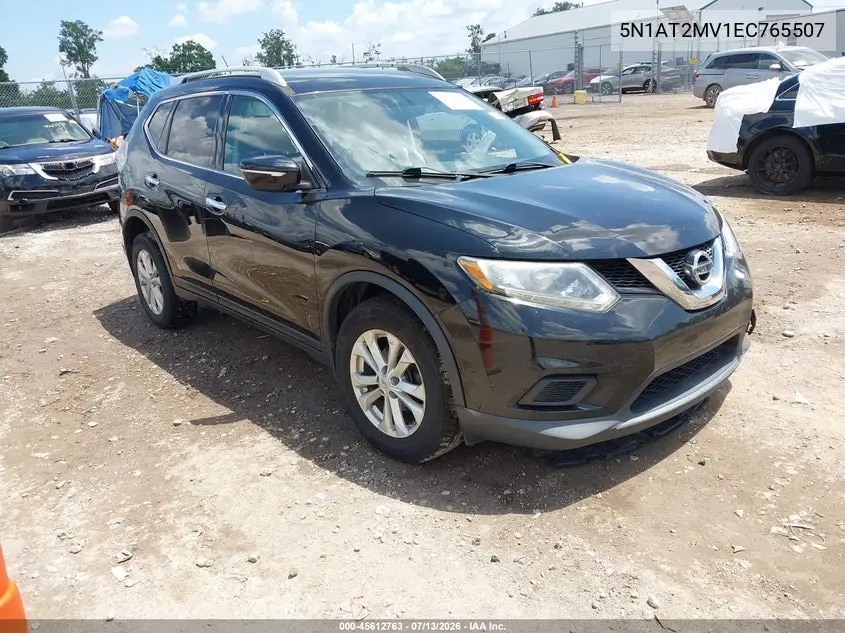 2014 Nissan Rogue Sv VIN: 5N1AT2MV1EC765507 Lot: 45612763
