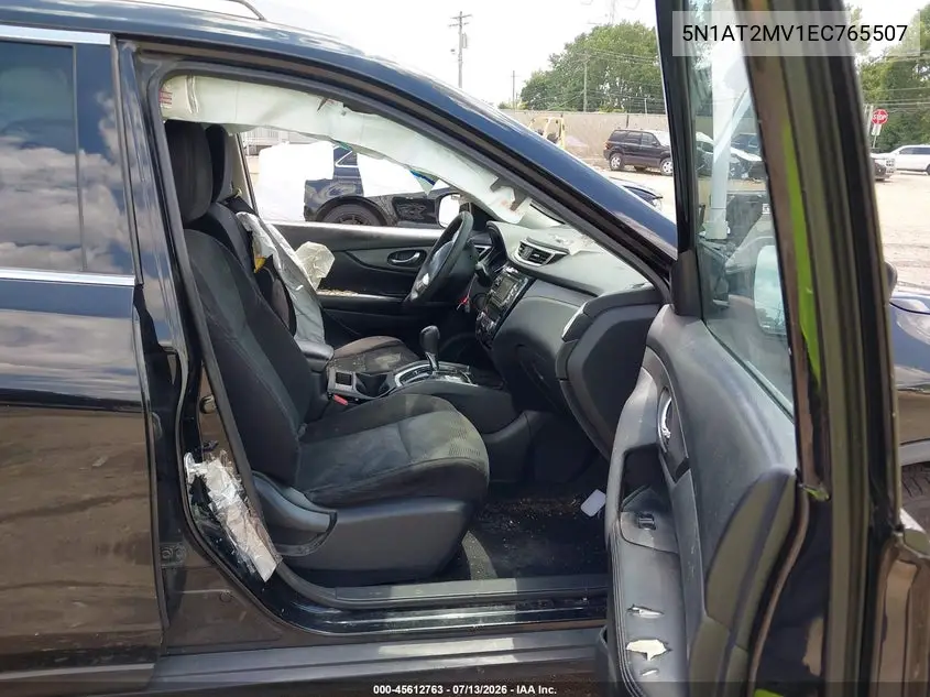 2014 Nissan Rogue Sv VIN: 5N1AT2MV1EC765507 Lot: 45612763