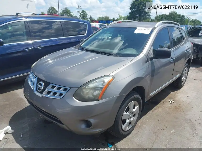 2014 Nissan Rogue Select S VIN: JN8AS5MT7EW622149 Lot: 45679919