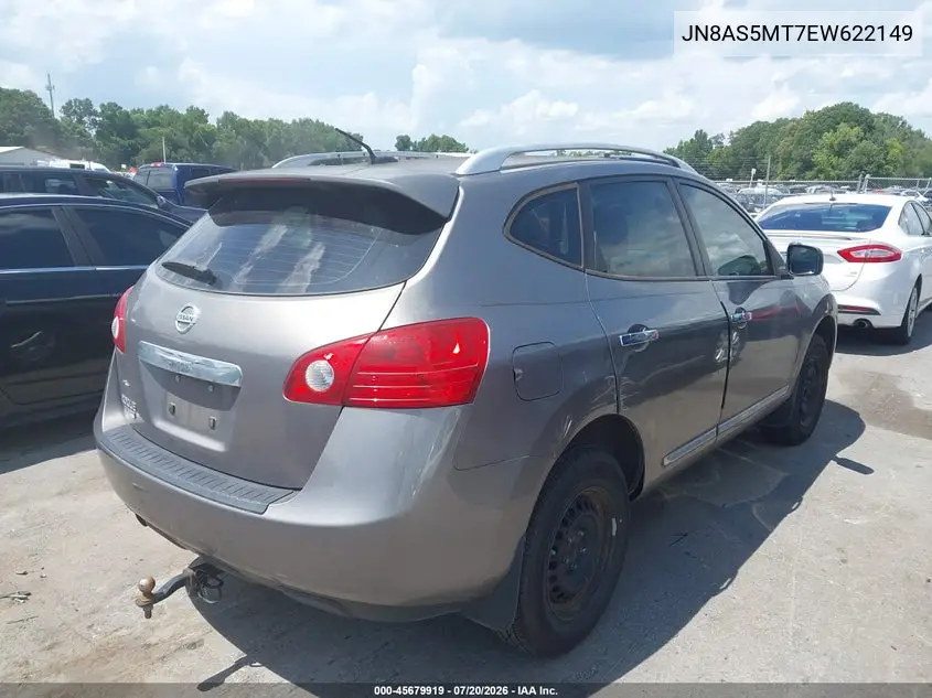 2014 Nissan Rogue Select S VIN: JN8AS5MT7EW622149 Lot: 45679919