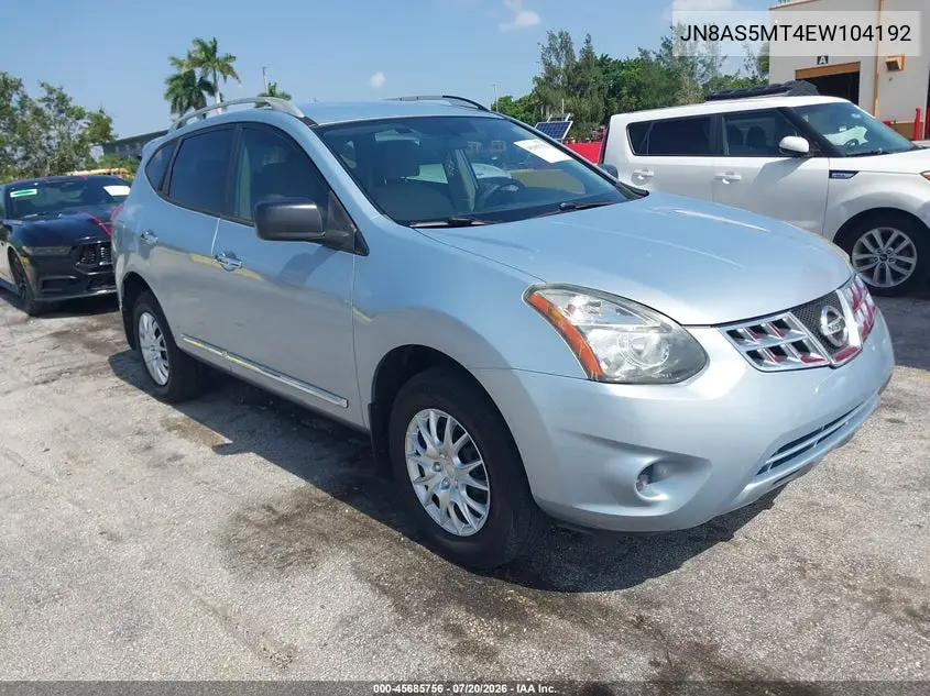 2014 Nissan Rogue Select S VIN: JN8AS5MT4EW104192 Lot: 45685756