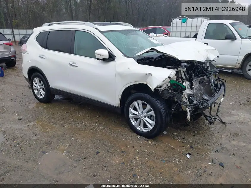 5N1AT2MT4FC926948 2015 Nissan Rogue Sv