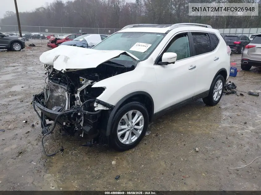 5N1AT2MT4FC926948 2015 Nissan Rogue Sv