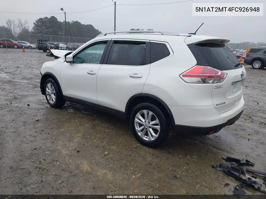 5N1AT2MT4FC926948 2015 Nissan Rogue Sv