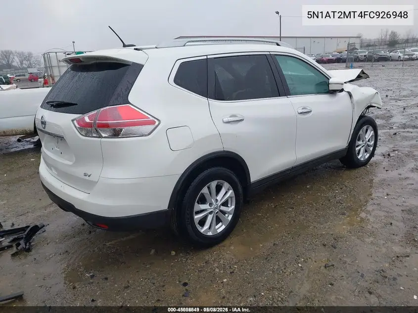 5N1AT2MT4FC926948 2015 Nissan Rogue Sv