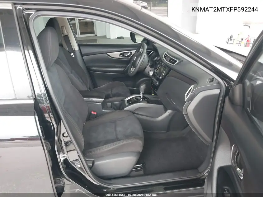 2015 Nissan Rogue S VIN: KNMAT2MTXFP592244 Lot: 45681553