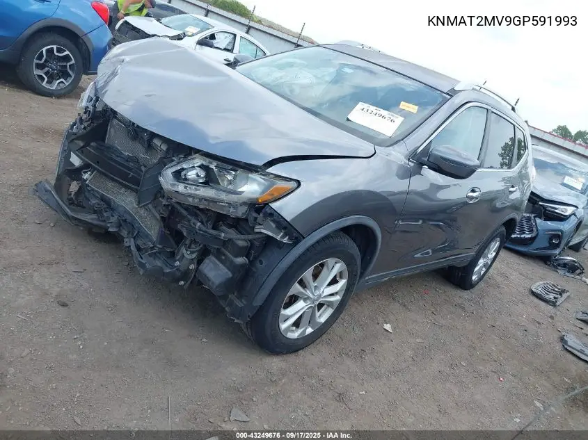 KNMAT2MV9GP591993 2016 Nissan Rogue Sv