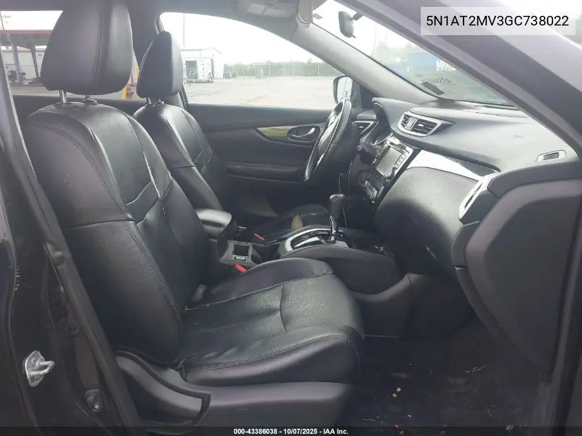 5N1AT2MV3GC738022 2016 Nissan Rogue Sl