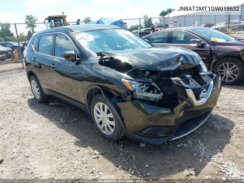 2016 Nissan Rogue S VIN: JN8AT2MT1GW015632 Lot: 45590770