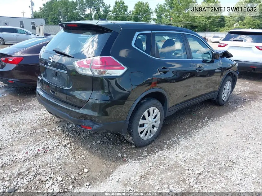 2016 Nissan Rogue S VIN: JN8AT2MT1GW015632 Lot: 45590770
