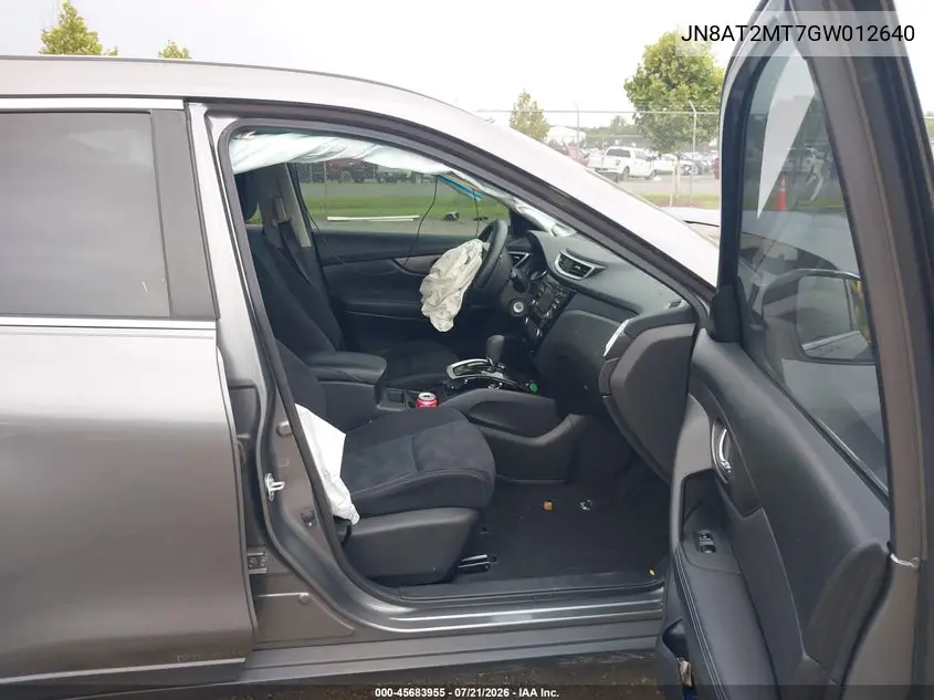 2016 Nissan Rogue S VIN: JN8AT2MT7GW012640 Lot: 45683955