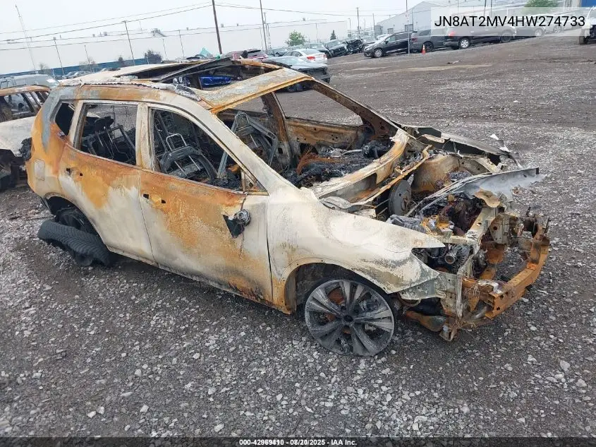 JN8AT2MV4HW274733 2017 Nissan Rogue Sl