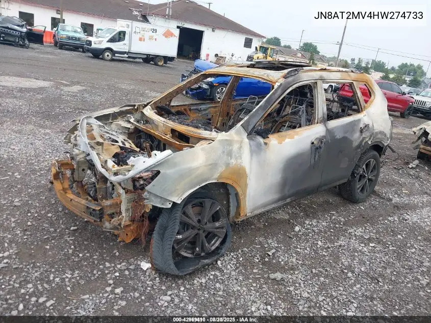 JN8AT2MV4HW274733 2017 Nissan Rogue Sl