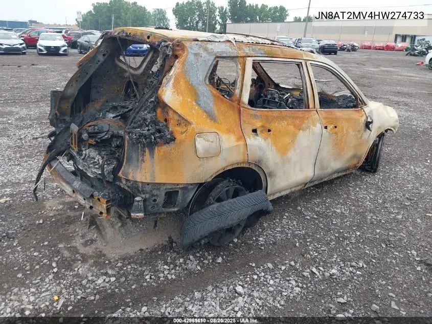 JN8AT2MV4HW274733 2017 Nissan Rogue Sl