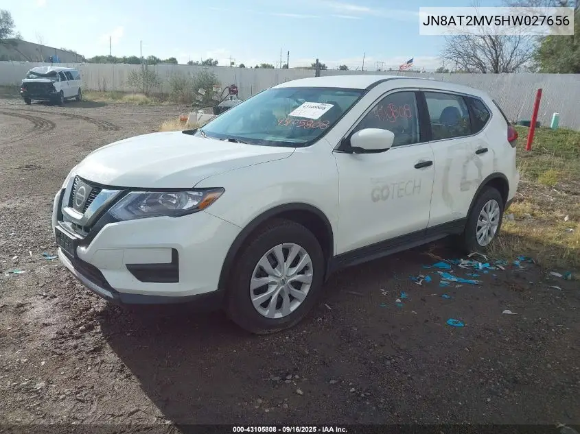 JN8AT2MV5HW027656 2017 Nissan Rogue S
